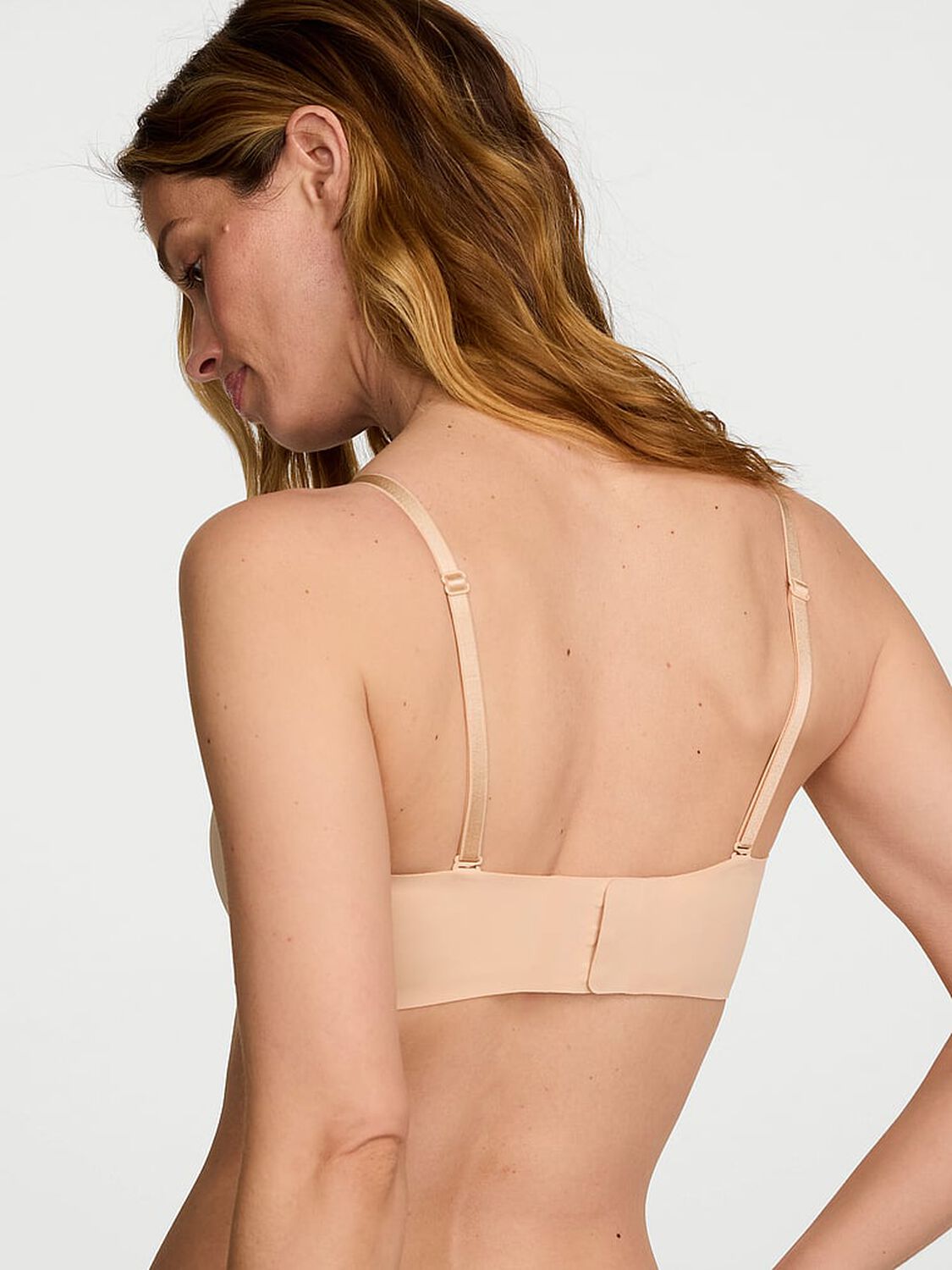 vs Victoria's Secret Bare Lightly Lined Sweetheart Strapless Bra Marzipan 2 of 4 