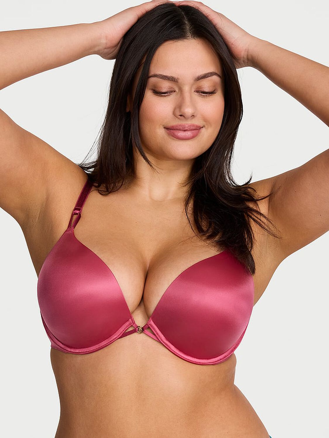 vs Very Sexy Bombshell Add-2-Cups Smooth Push-Up Bra Peony 1 of 3 