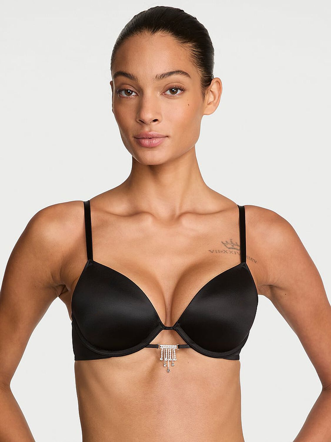 vs Very Sexy Angel Shine Push-Up Bra Black 2 of 4 