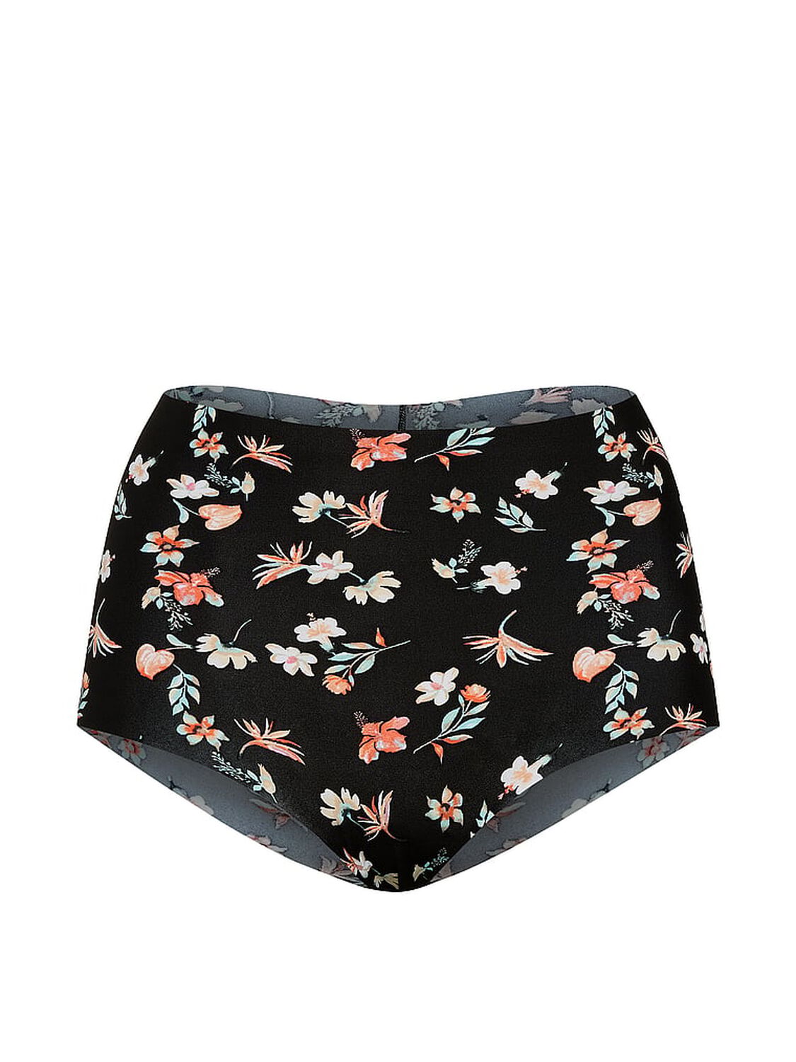 vs No-Show No-Show Modern Brief Panty Black Tropical Floral 3 of 3 