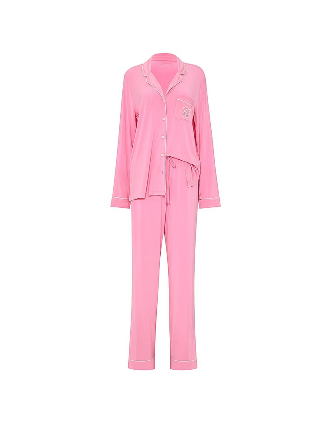 vs Victoria's Secret SoSoft&trade; Modal Long Pajama Set Pink Sugar 3 of 3 