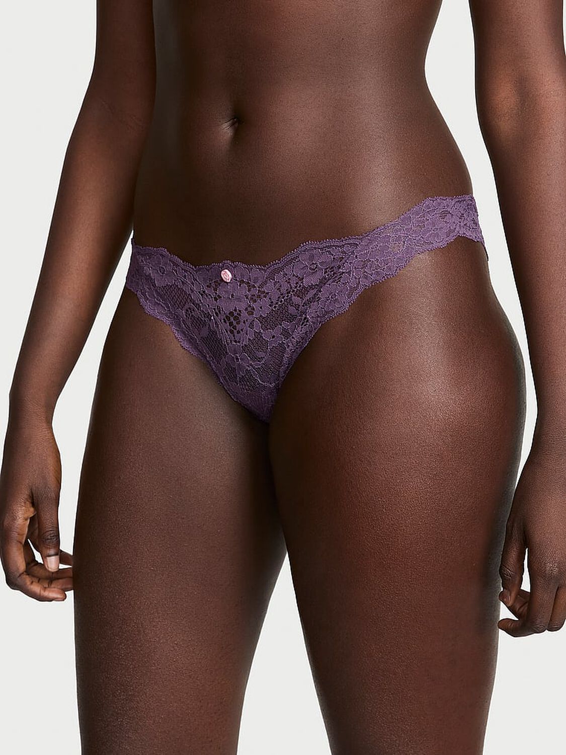 vs Dream Angels Lace Bikini Panty Shadow Purple 1 of 3 