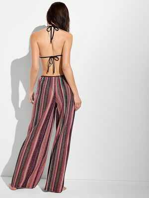 Beachwear Shimmer Wide-Leg Pant