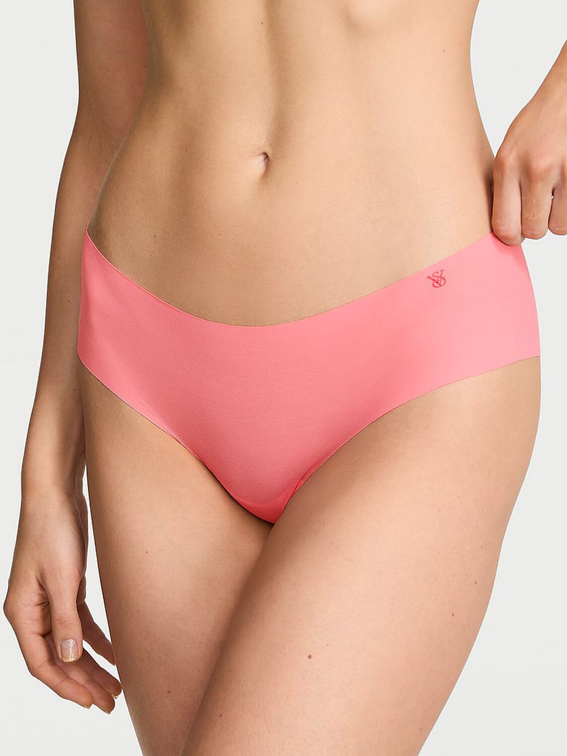 vs No-Show No-Show Mesh Cheeky Panty Pink Cocktail 1 of 2 