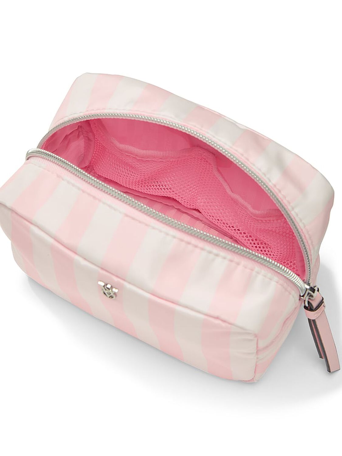 vs Victoria's Secret Boxy Case Makeup Bag Heritage Stripe 3 of 3 
