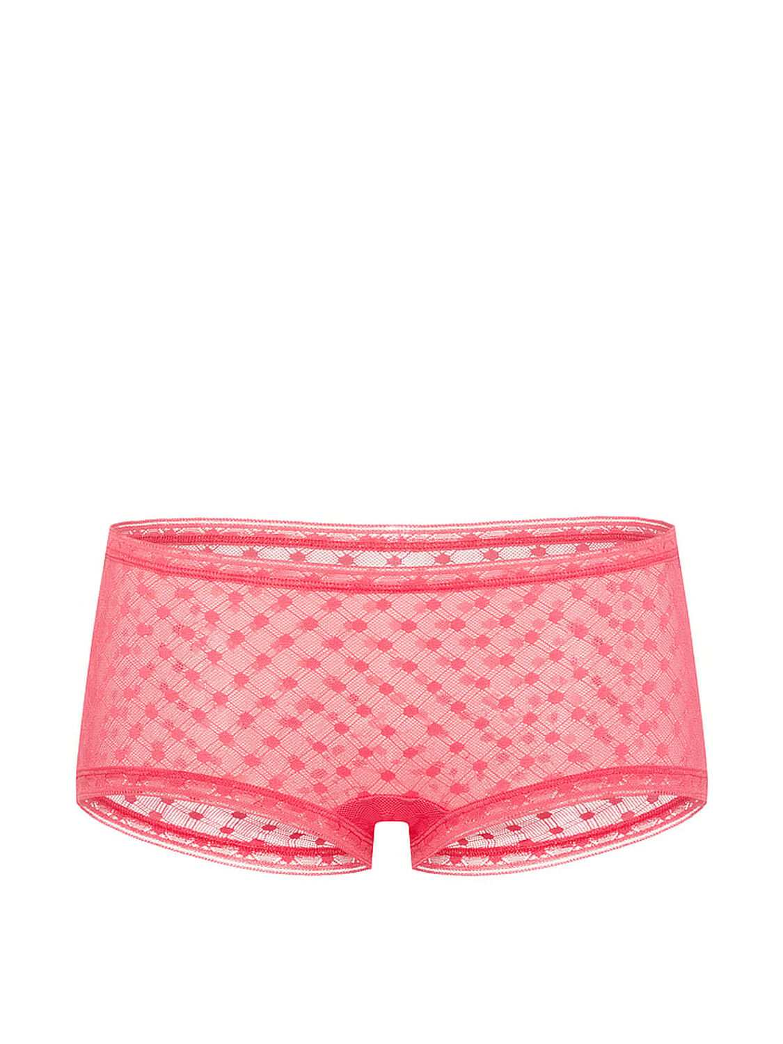 vs The Lacie Dot Geo Lace Low-Rise Boyshort Panty Wild Watermelon 3 of 3 