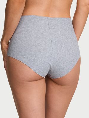 No-Show Cotton High-Waist Brief Panty