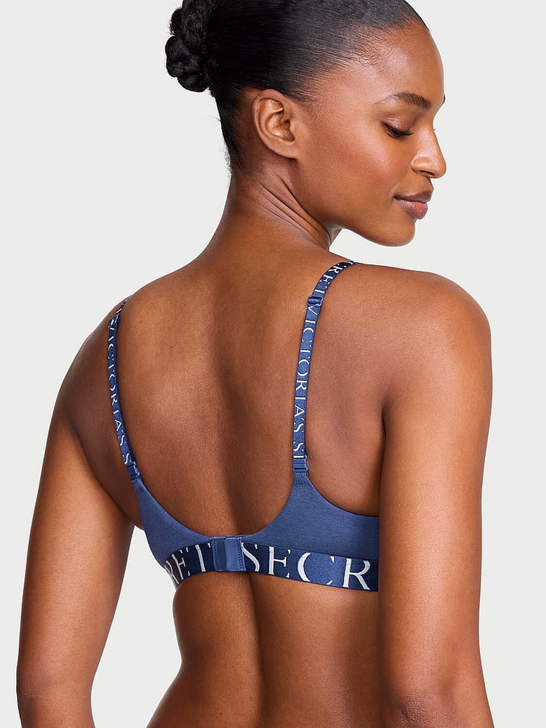 vs The T-Shirt Perfect Shape Cotton Exploded Logo Push-Up Bra 2 of 2 