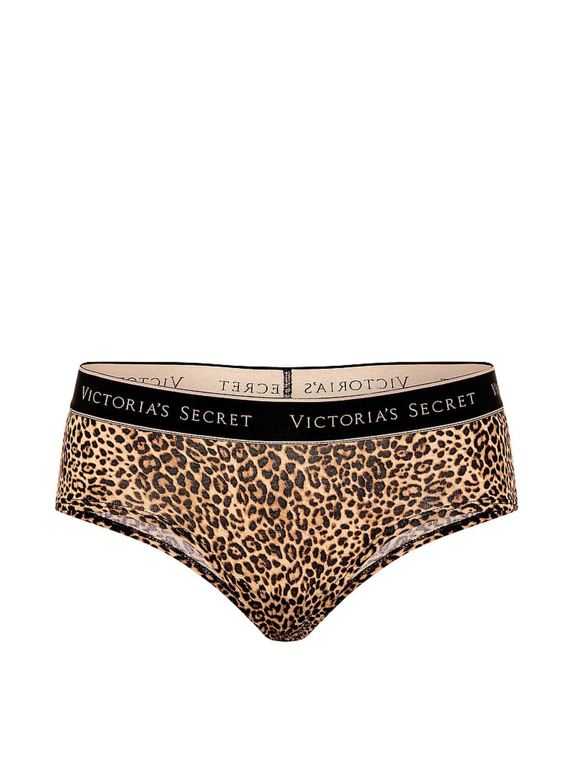 vs Cotton Logo Low-Rise Cheeky Panty Leopard 3 of 3 