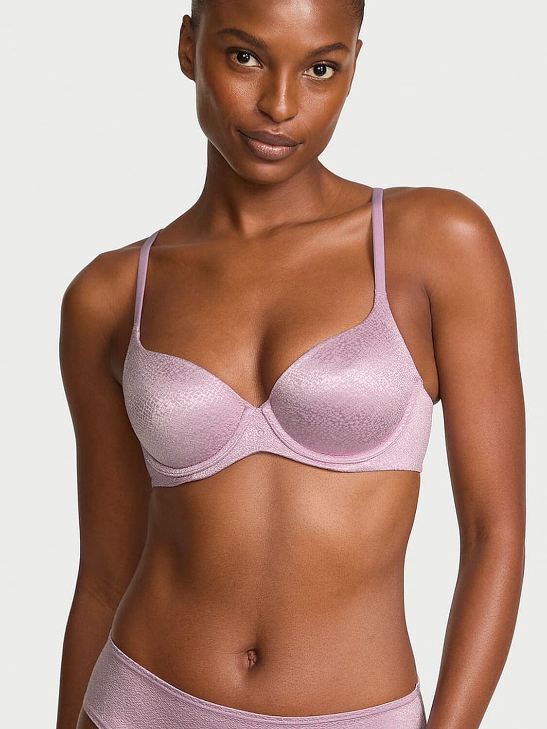 vs Body By Victoria Lightly Lined Demi Bra Deep Hyacinth 1 of 4 