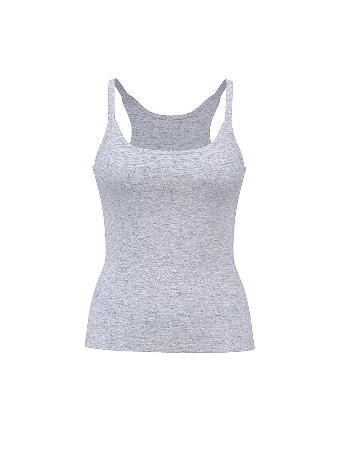 vs Victoria's Secret Mix & Match Sleep Perfect Ribbed Tank Top Vs Medium Heather Grey 3 of 4 