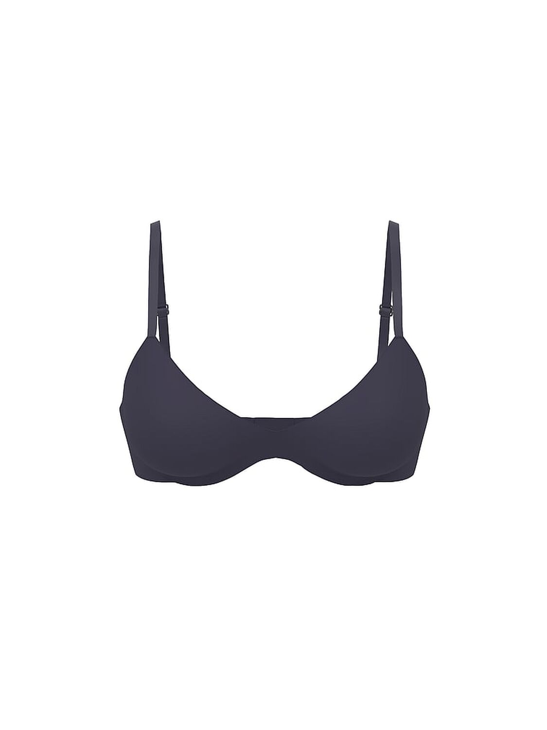 vs Body By Victoria FlexFactor Lightly Lined Plunge Demi Bra Soir&eacute;E Blue 1 of 1 