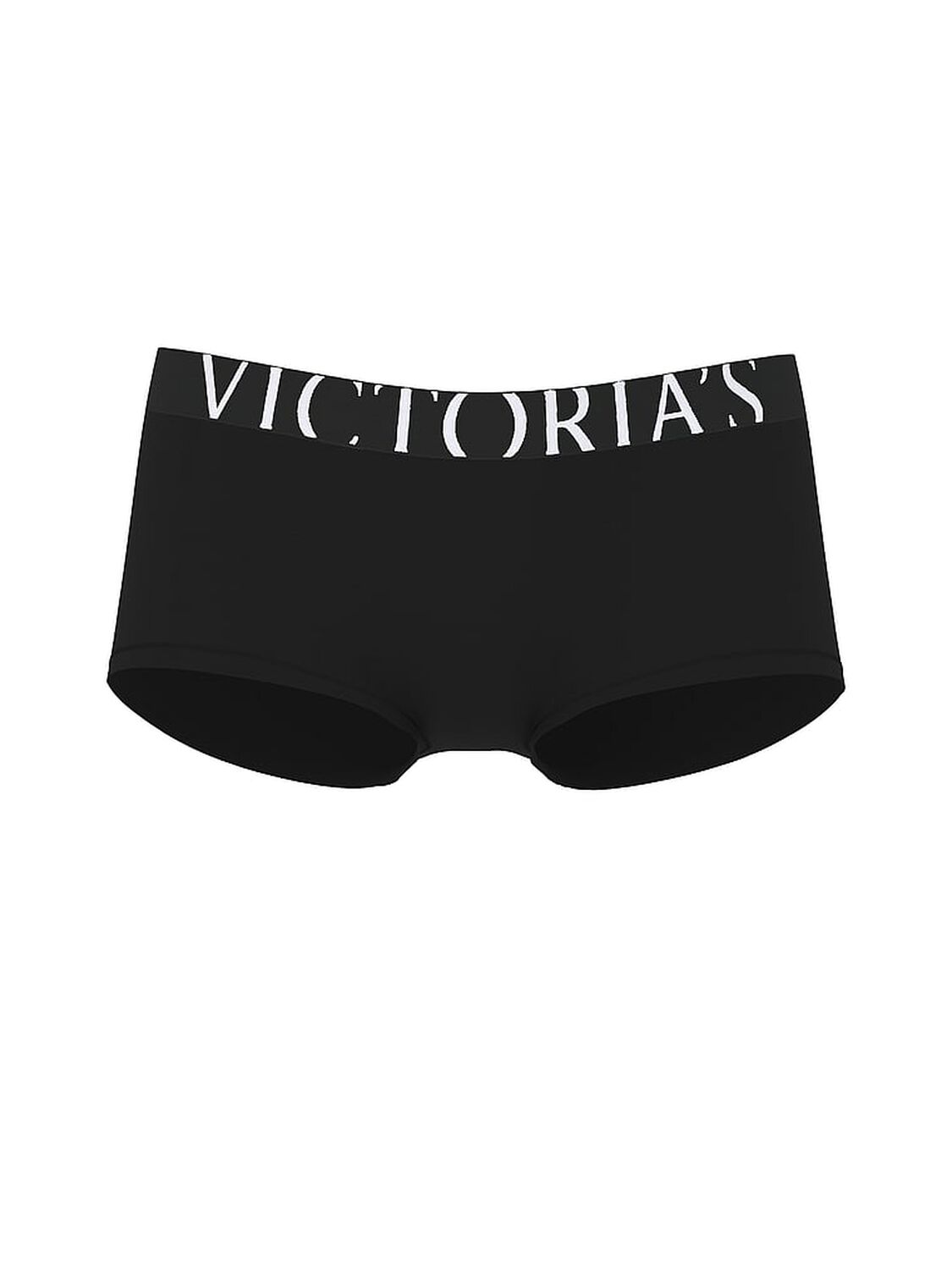 vs Cotton Exploded Logo Cotton Boyshort Panty Black 1 of 1 