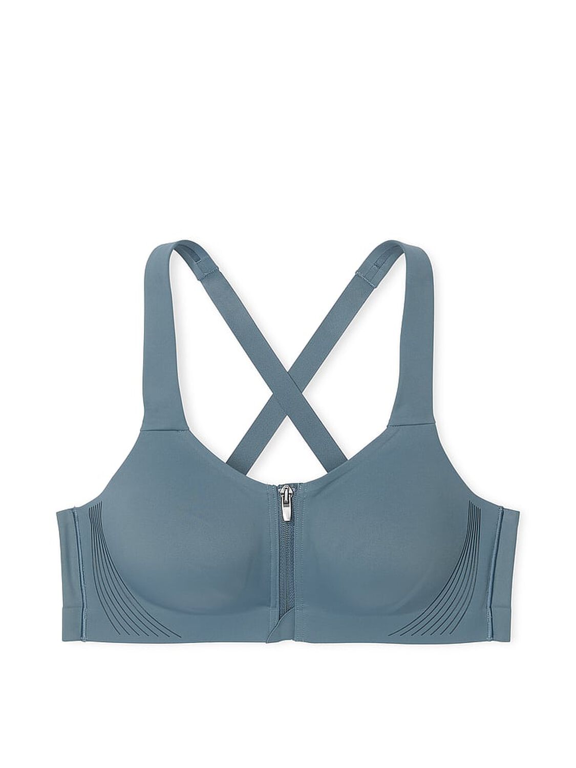 vs Vsx Knockout Front-Close Sports Bra Dark Steel 3 of 5 