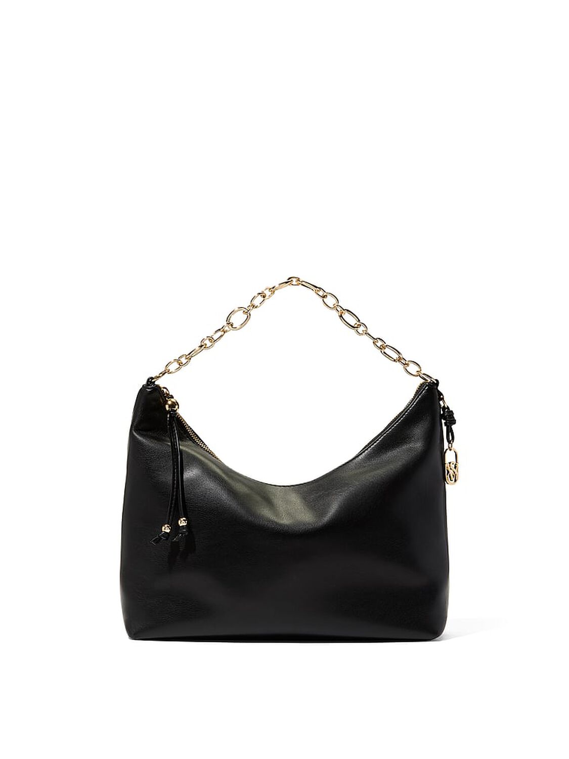 vs Victoria's Secret VS Icon Medium Shoulder Bag Black Pu 1 of 2 