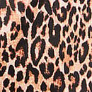 Signature Satin Long Pajama Set, Marzipan Leopard, swatch