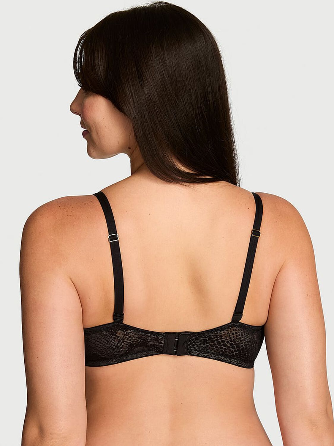vs Very Sexy Viper Lace Push-Up Bra Black 2 of 4 