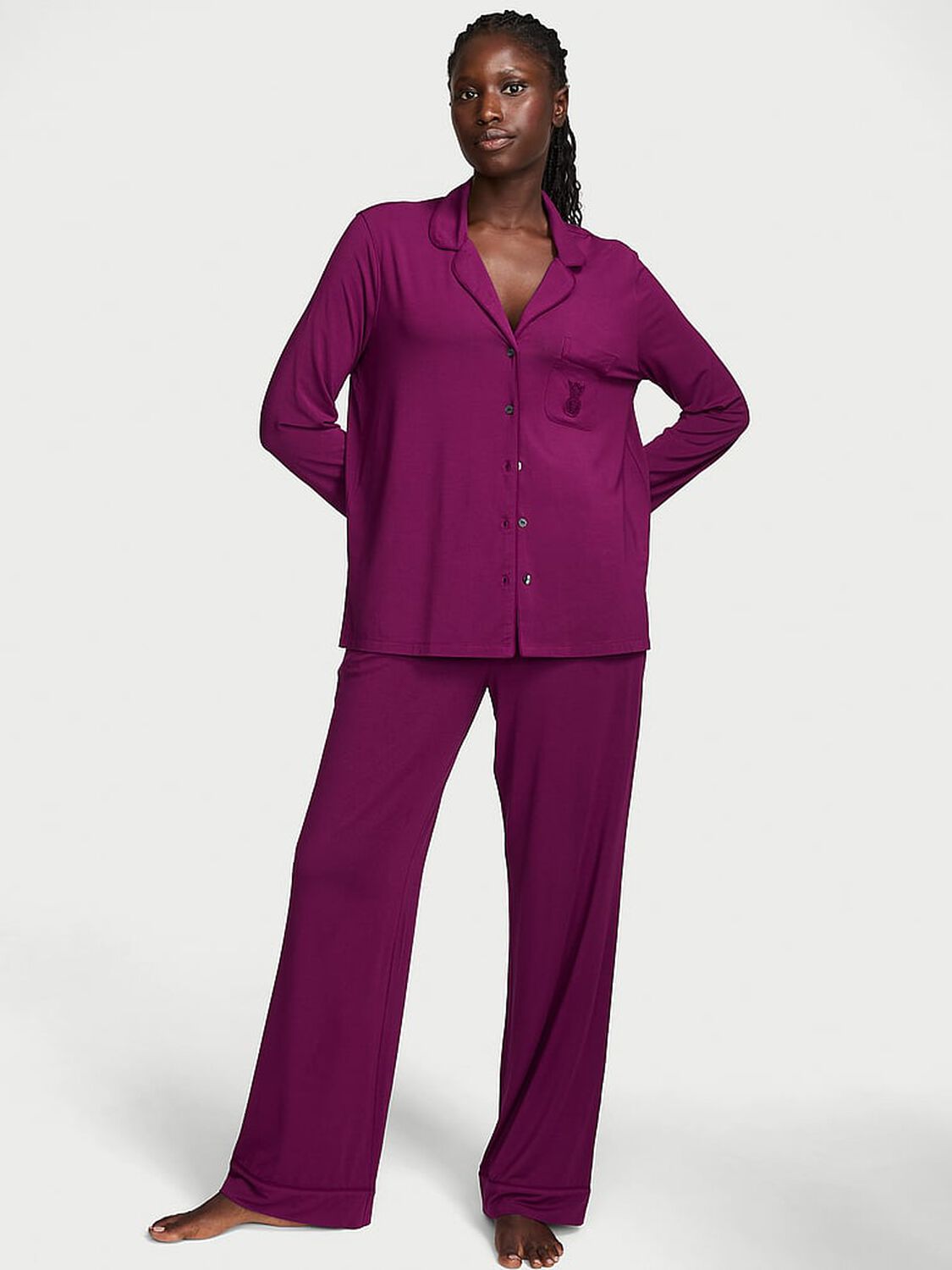 vs Victoria's Secret SoSoft&trade; Modal Long Pajama Set 1 of 2 