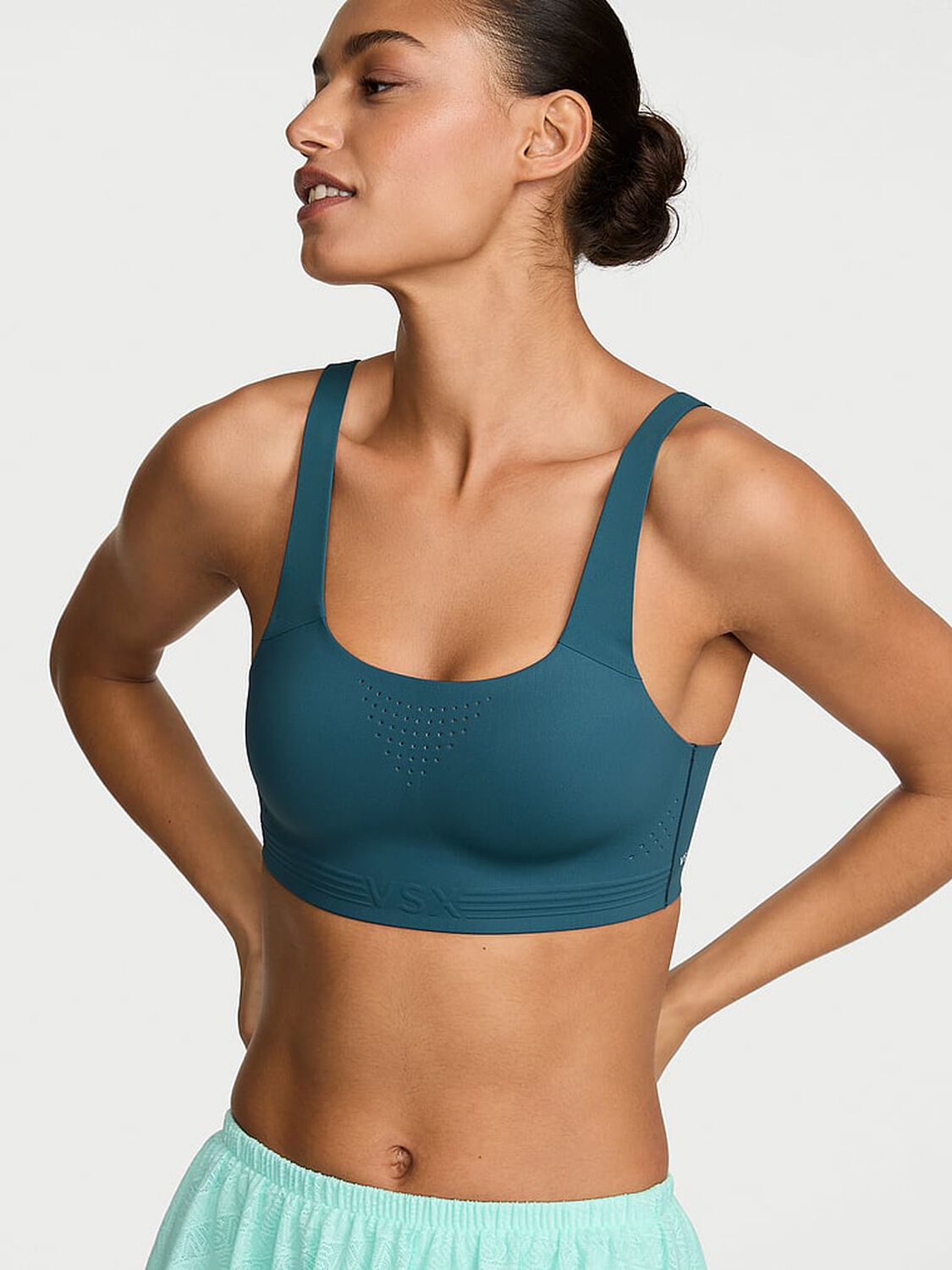 vs Vsx VSX Featherweight&trade; Max Sports Bra Teal Haze 1 of 2 