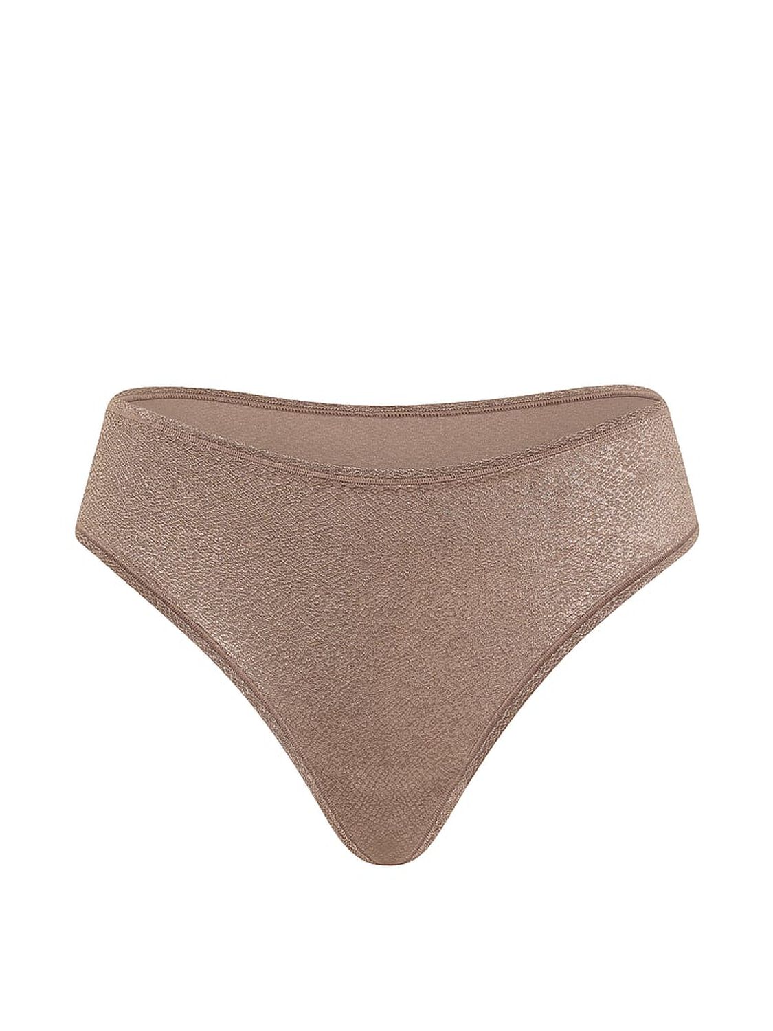 vs No-Show No-Show Mid-Rise Thong Panty Iced Coffee 3 of 4 