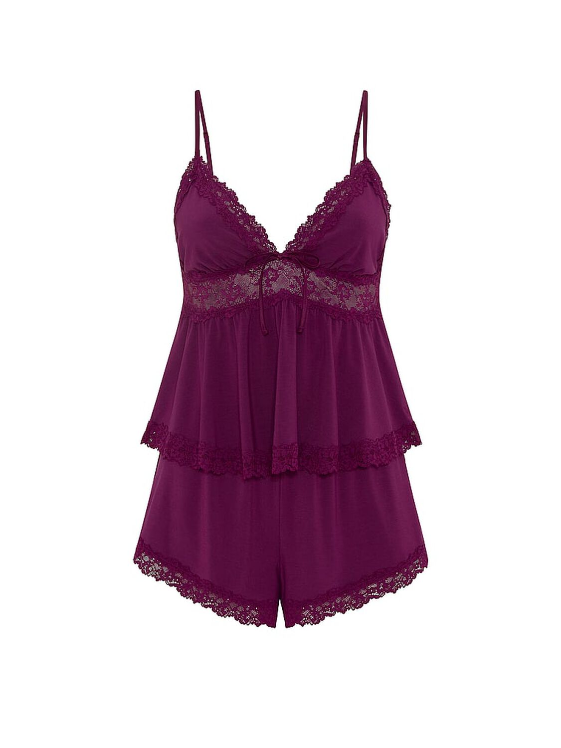 vs Victoria's Secret SoSoft&trade; Modal Lace-Trim Cami & Shorts Set 3 of 3 