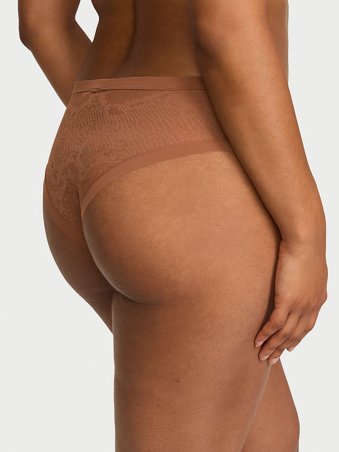vs No-Show No-Show Snake Mesh Cheeky Panty 2 of 3 
