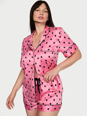 Signature Satin Short Pajama Set