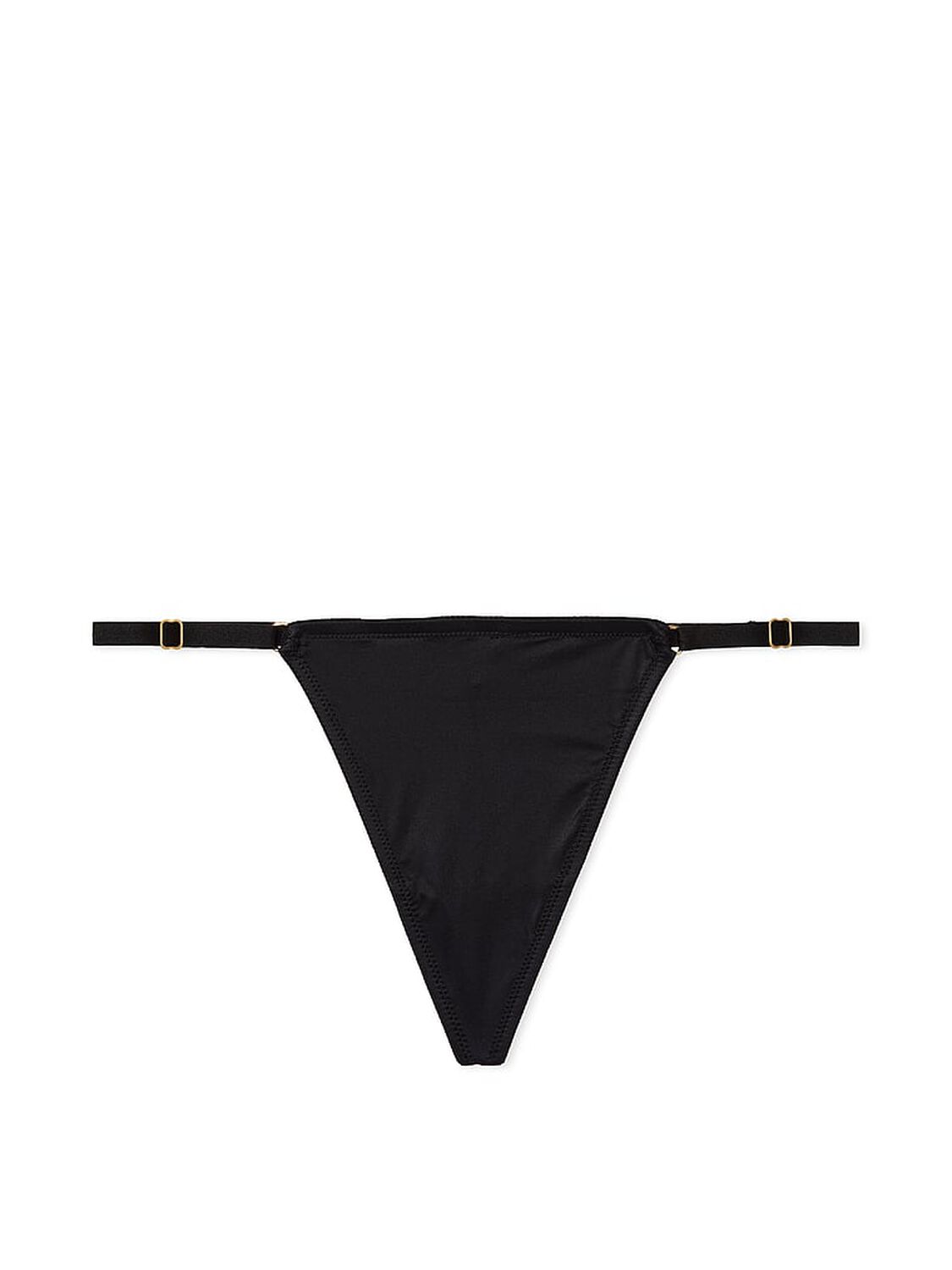 vs Very Sexy V-Hardware Adjustable V-String Panty Black 3 of 3 