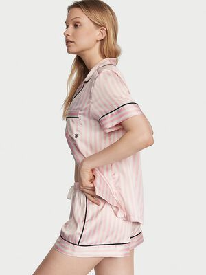 Signature Satin Short Pajama Set