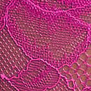 Shine Strap Lace Thong Panty, Pink Fire, swatch