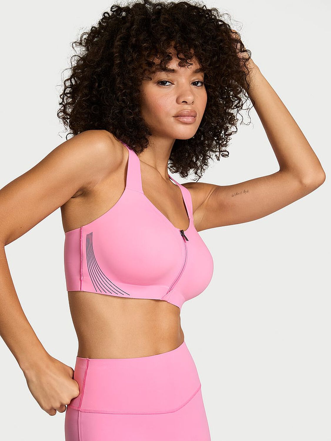 vs Vsx VSX Knockout&trade; Front-Close Sports Bra Pink Sugar 1 of 4 