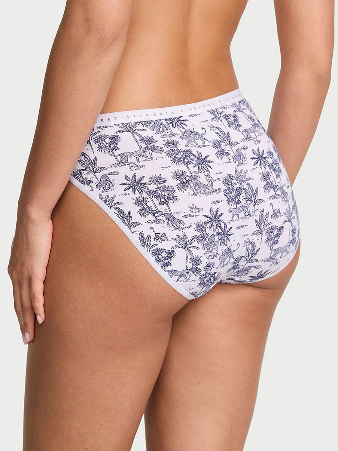 vs Victoria's Secret Stretch Cotton High-Leg Brief Panty Print 2 of 3 