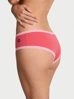 Cotton Lace-Waist Cheeky Panty