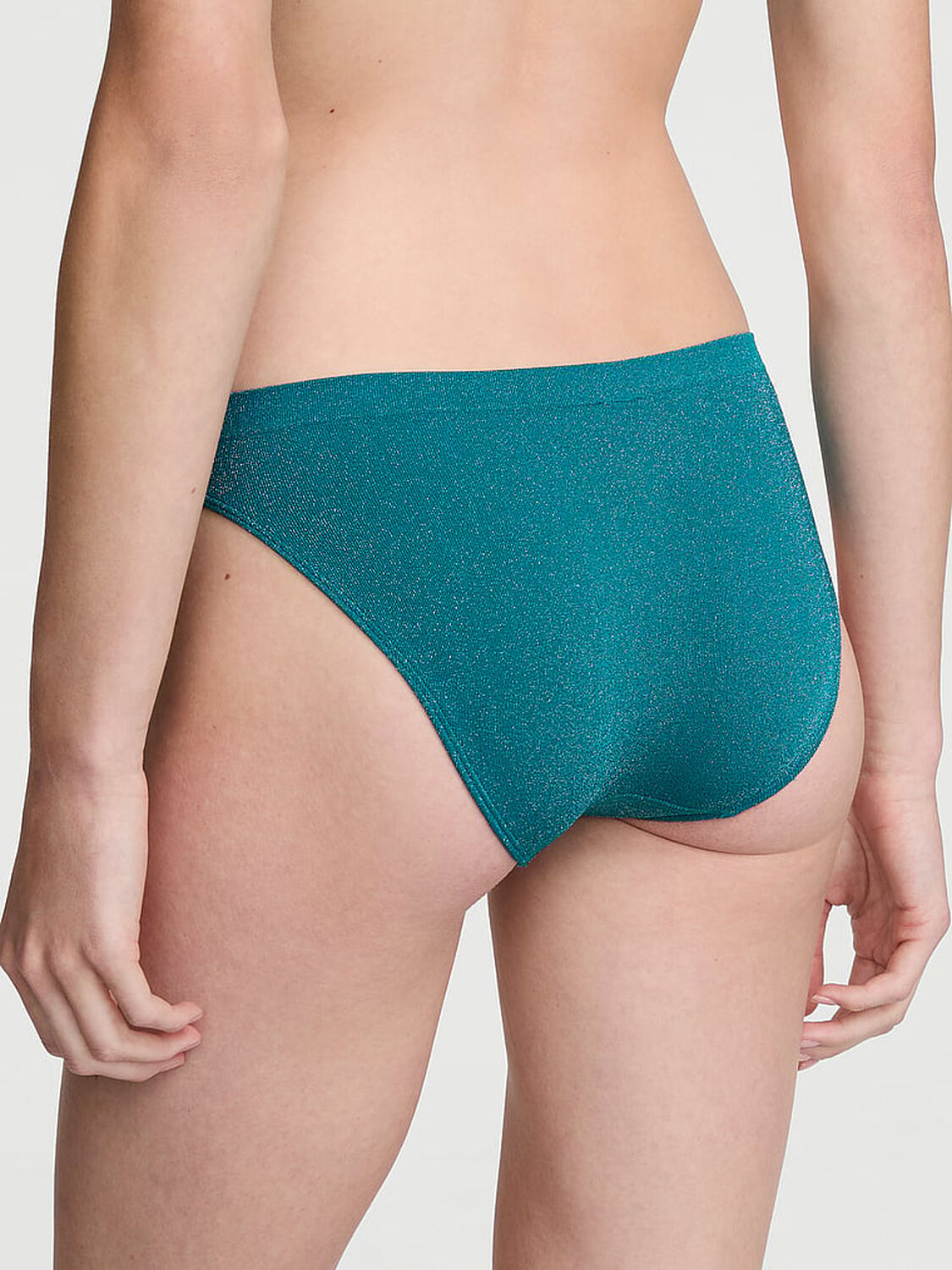 vs Seamless Seamless Shimmer Bikini Panty Parrot Blue 2 of 3 