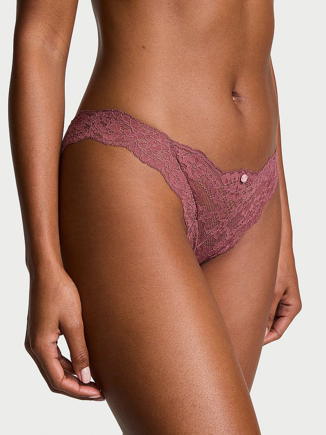 vs Dream Angels Lace Bikini Panty Morning Rose 2 of 3 