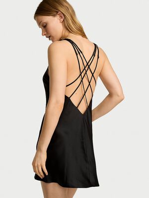 Shine Strap Satin Slip