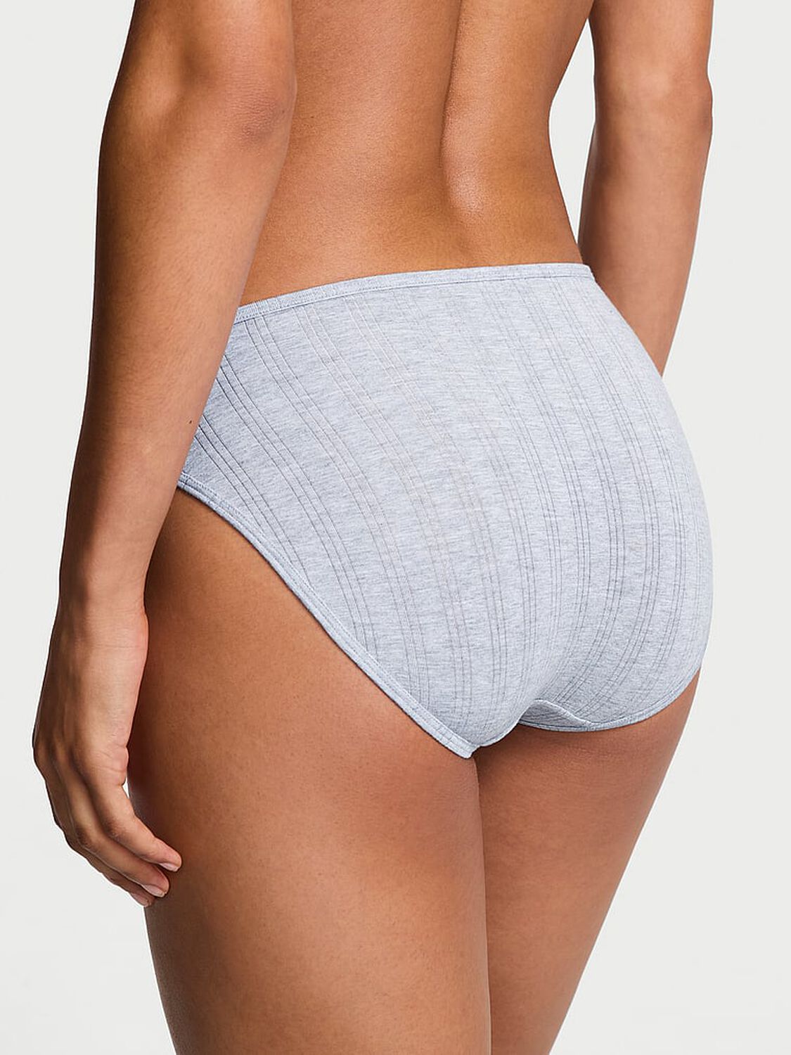 vs Victoria's Secret SoSoft&trade; Modal Ultra-Fine High-Leg Brief Panty Medium Heather Grey 2 of 3 