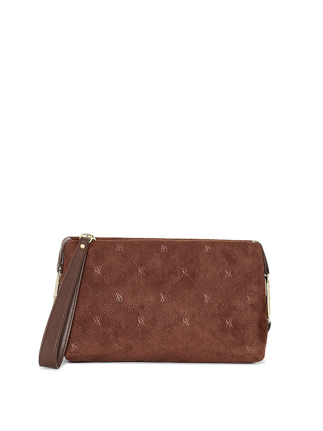 vs Victoria's Secret Wristlet Zip Clutch Ganache 2 of 2 