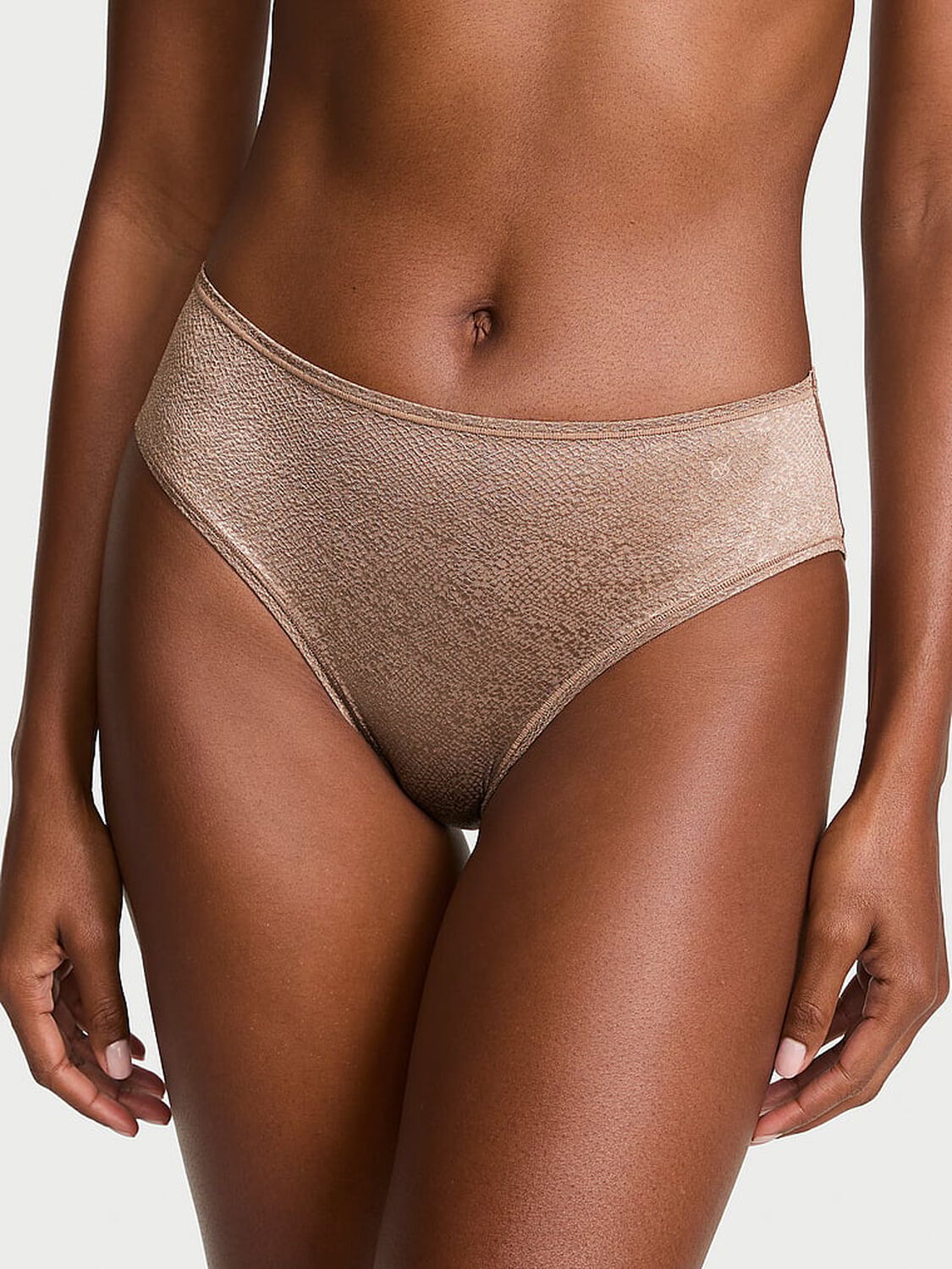 vs No-Show No-Show Mid-Rise Bikini Panty Iced Coffee 1 of 4 
