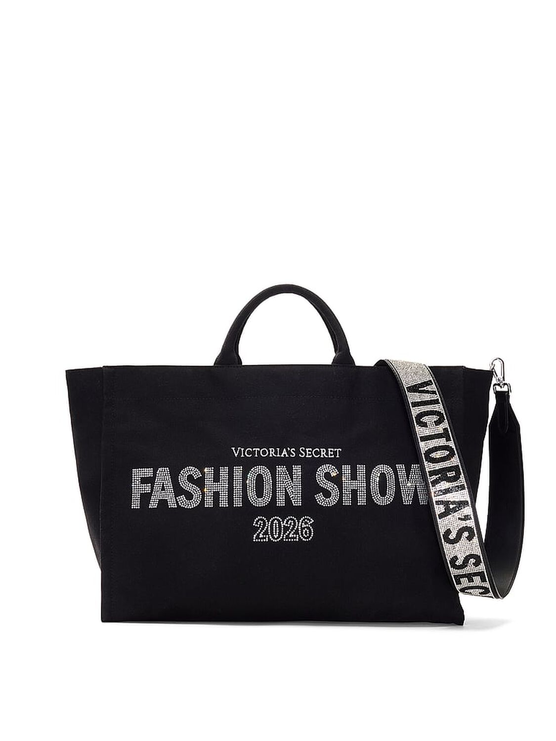 vs Victoria's Secret VSFS '26 Shine Strap Tote Bag Black Gem 2 of 3 