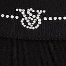 Shine Logo Cotton 90s Brief Panty, Black, swatch