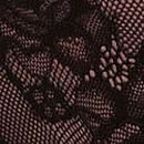 Rose Lace Overlay Thong Panty, Dusk Rose, swatch