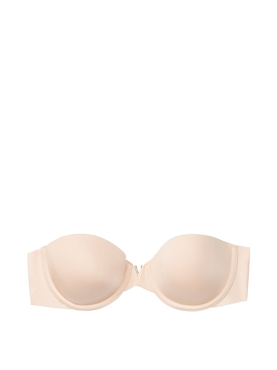 vs Victoria's Secret Bare Illusions Lightly Lined Smooth Strapless Bra Marzipan 3 of 3 