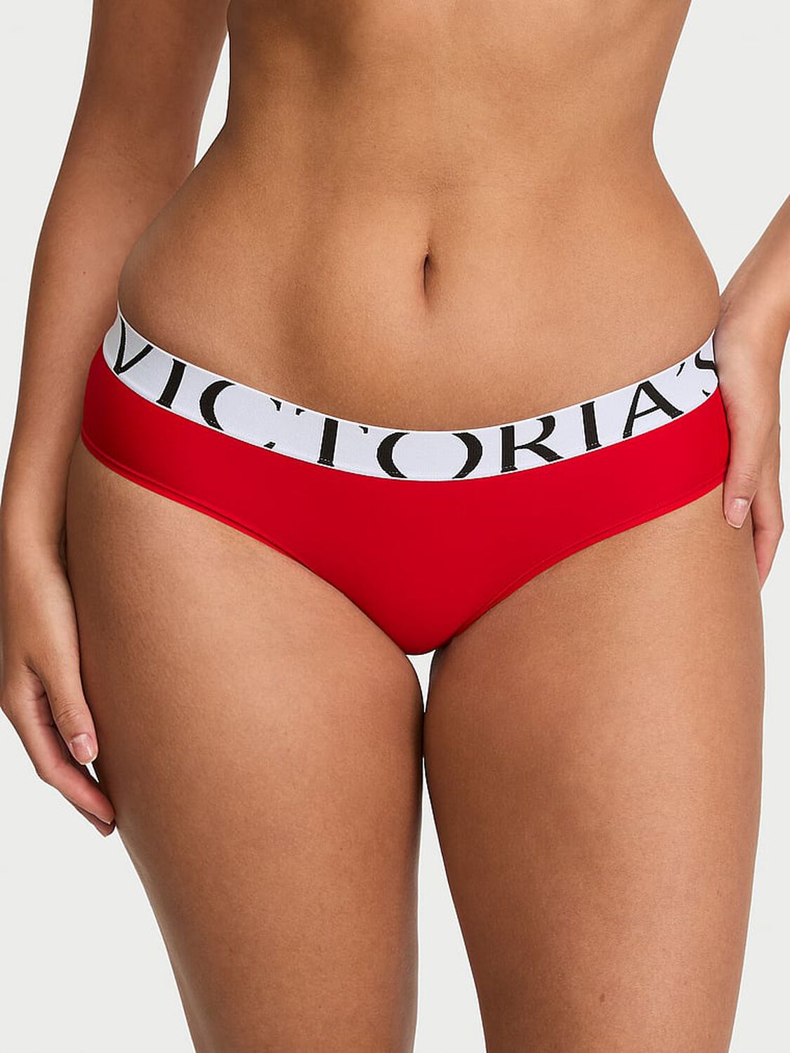 vs Cotton Cool Hiphugger Panty Lipstick 1 of 3 