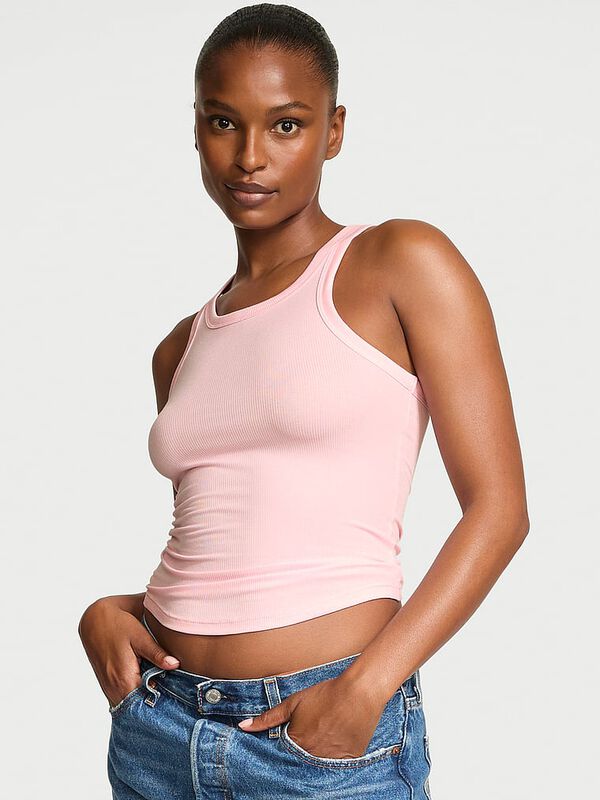 VS Iconic Rib Racerback Tank Top