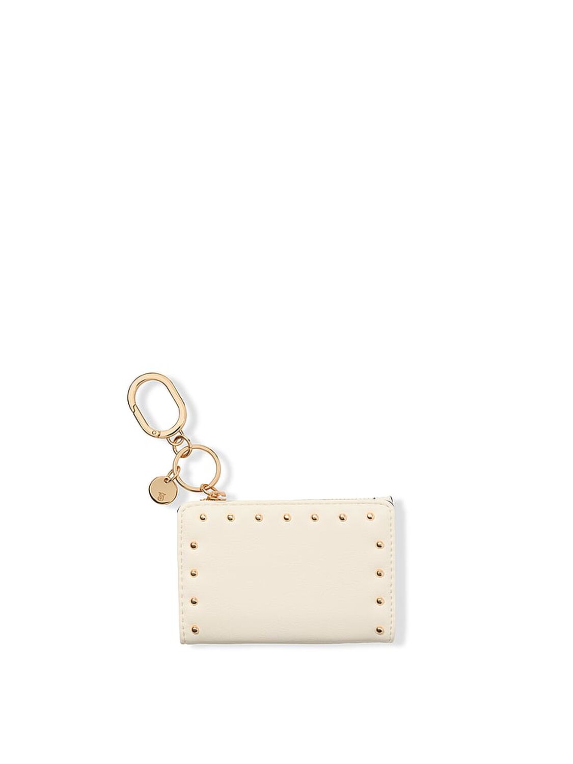 vs Victoria's Secret Foldover Card Case Swan Studs 1 of 2 