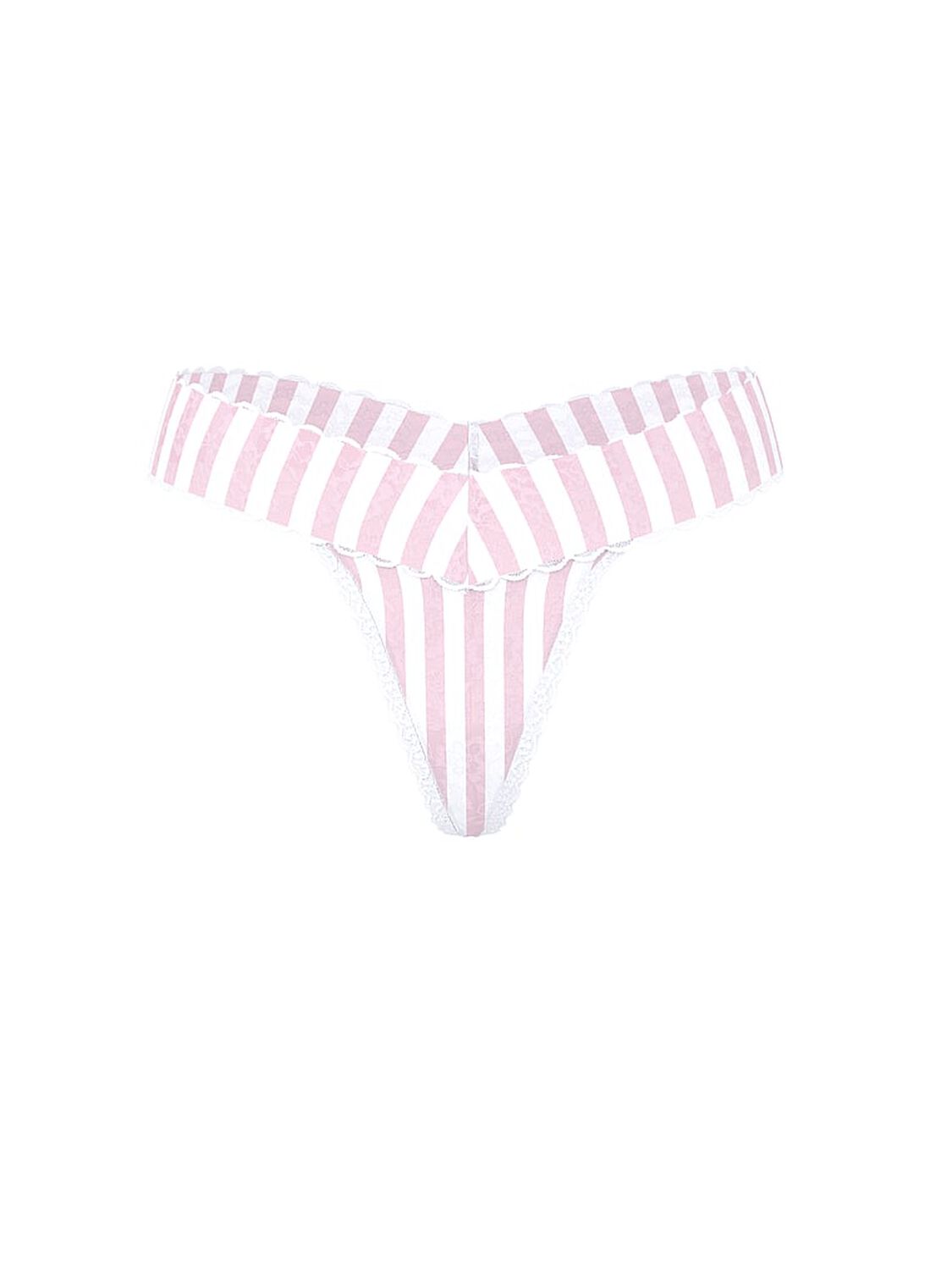 vs The Lacie Lace Thong Panty Pretty Blossom Stripes 3 of 3 