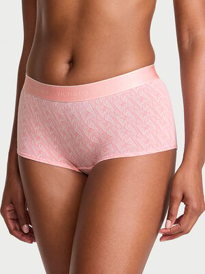 Logo Cotton Boyshort Panty