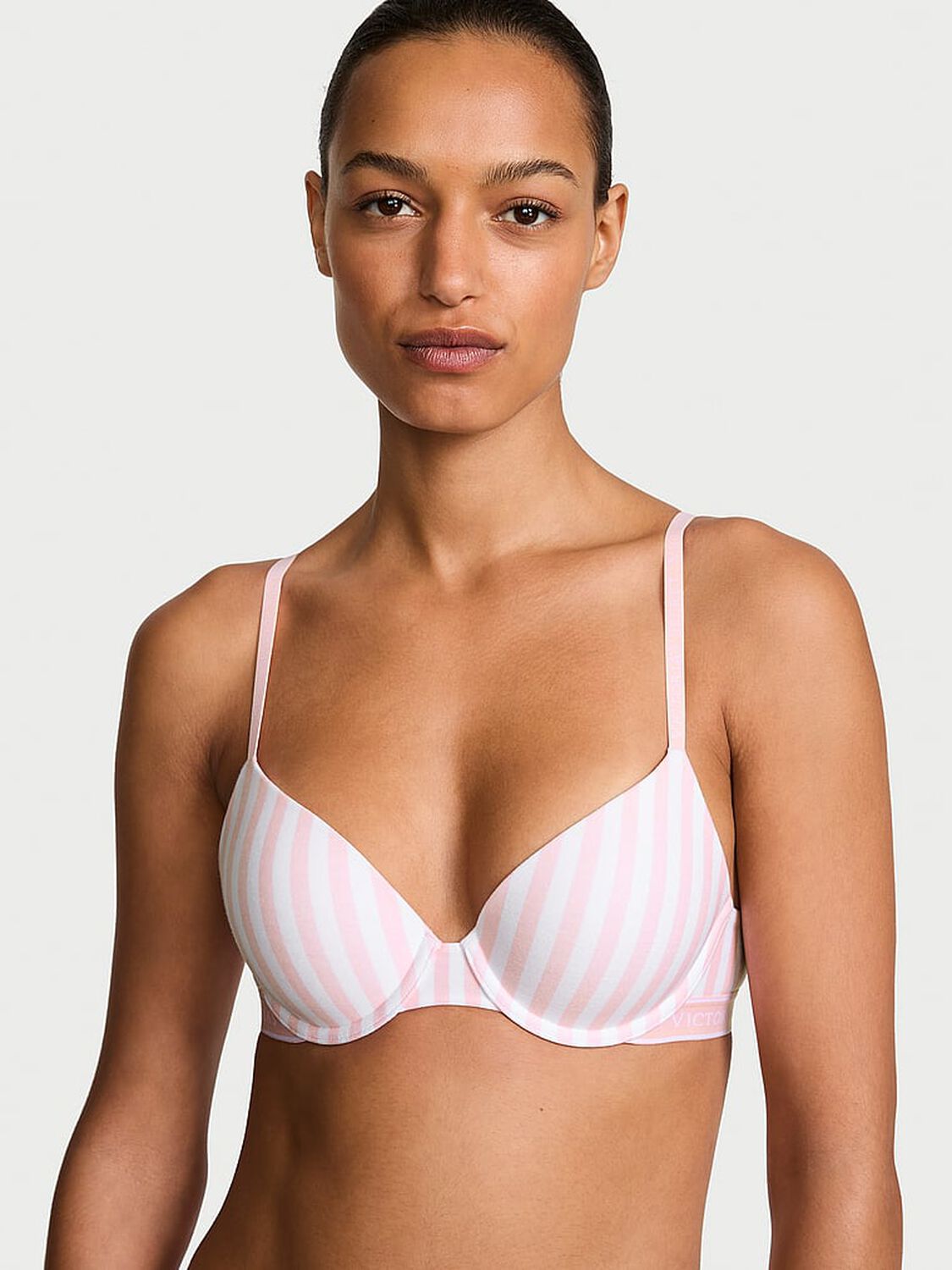 vs The T-Shirt Perfect Shape Cotton Push-Up Bra 1 of 2 