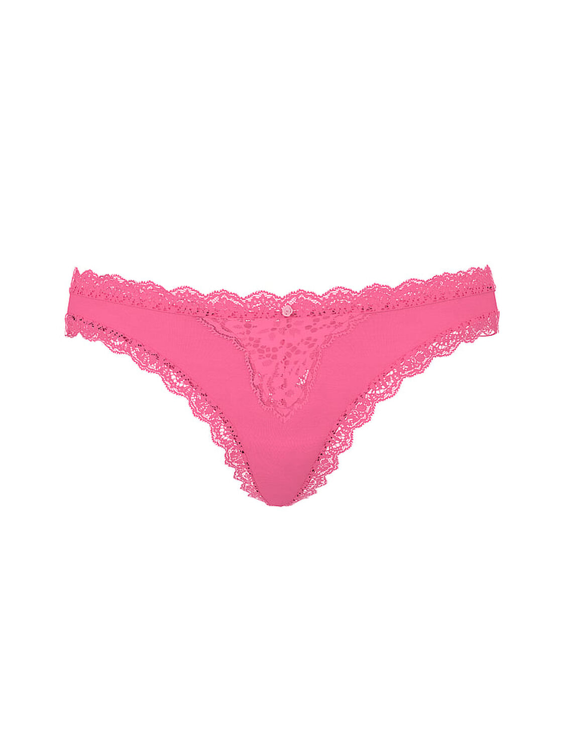 vs Dream Angels Lace-Trim Thong Panty Rose Garden 3 of 4 